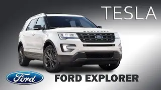 Магнитола в стиле Tesla на Ford Explorer 2012+ (Sync2\sync3) Carmedia ZF-1263
