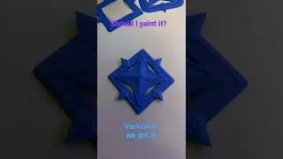 Genshin Impact masterless stardust 3d printing! Should I paint it?