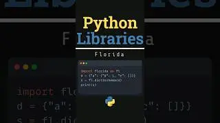 Explore Nested Dictionaries Easily with Florida #pythonprogramming #datascience #dataanalysis