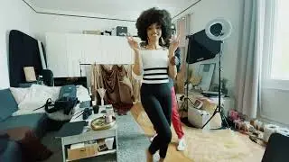 Model shoot  (Aya Kadjo) Behind the scene