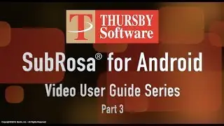 Part 3 - Sub Rosa for Android User Guide - Card Slot Status