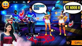 Twins Sisters Call Me Noob 🤨 | 1 Vs 2 Desert Eagle Challange With Twins Sister 😧 #shorts #short