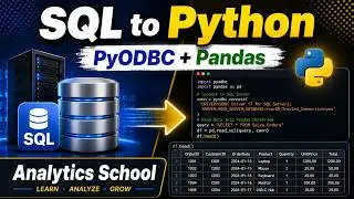 How to Read SQL Data in Python - Using Pandas + PyODBC
