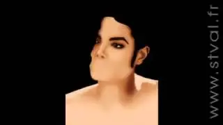 Michael Jackson Vegetarian  Digital Portrait