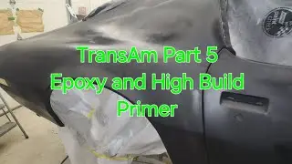 74 TransAm Part 5 Priming a New Quarter Panel