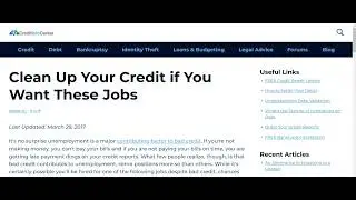 Clean Up Your Credit if You Want These Jobs