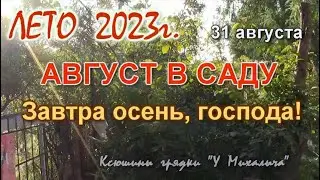АВГУСТ в саду Завтра осень, господа!