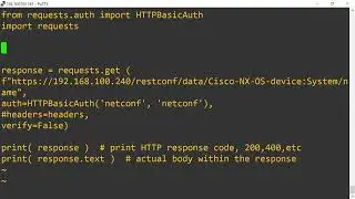 Automation5 :  LAB Pyhton RESTConf