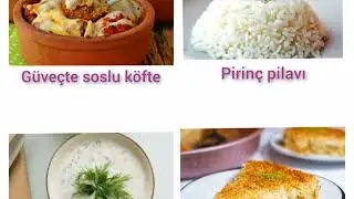 EN İYİ 10 MİSAFİR MENÜSÜ (bugün ne pişirsem diye düşünmeye son)