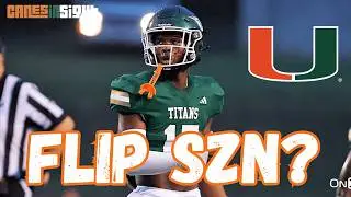 ANOTHER VISIT? Miami Hurricanes Push for FLIP of Five Star 2027 DE DJ Jacobs