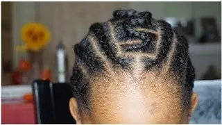 TODDLER BRAIDS ON MY SON #3 ZIG ZAG STYLE