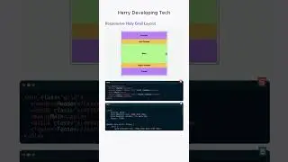 🎨 Responsive Holy Grail Layout! 🚀 | CSS Flexbox & Grid Mastery 🔥