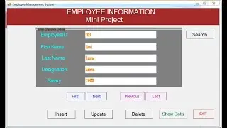 VB.NET : Create a Mini Project with Access Database | Part-1