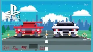 Retro Car Race 4K - Minefield | PS4 (Dynamic Theme) HD