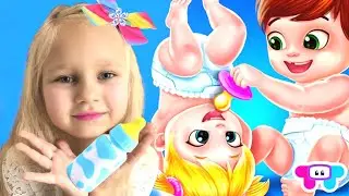 Alice is a NANNY for Tiny TWINS!