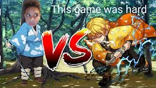 I play this demon slayer game ( its hard until you get the hang of it )
