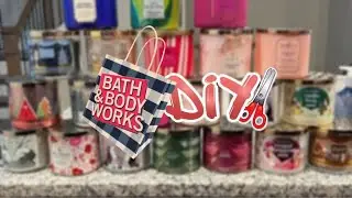 DIY/بعد هذا الفديو مستحيل ترمون علب الشموع 🛁🕯