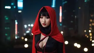 Гарячі японочки в червоному /Hot japanese ladies in red! Stable Diffusion | Asian Girls AI Lookbook