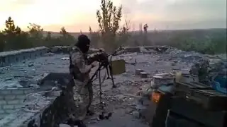 Чеченцы стреляют по Широкино на камеру