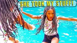 She Pushed Her Twin In The Pool… Then This Happened
