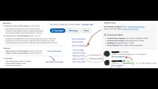 How to create your landing page with a resume