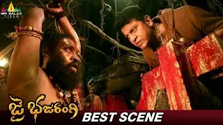 Shiva Rajkumar Stopped Swamiji on Attacking Buffalo | Jai Bhajrangi | Latest Telugu Movie Scenes