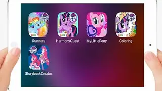 MLP Rainbow Runners (My Little Pony Rainbow Runners) MLP Harmony Quest (Color By Magic) Storybook
