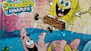 SPONGEBOB & PATRICK JUMPING TOGETHER | SPONGEBOB SQUAREPANTS | LET'S PLAY PUZZLE | COLORFUL PUZZLE