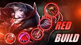 ALUCARD RED BUILD IS HERE!!! || UNLIMITED LIFESTEAL!!!😱 || MLBB
