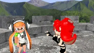 (MMD) Splatoon - Octoling found a unicorn