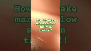 Snowman treats! #therian #therianthropy #marshmallowtreats #snowmantreats #marshmallowsnowman