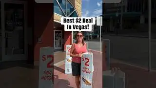 Ultimate Budget Bite In Vegas! 🌭🍺🎰 #downtownlasvegas #cheapeats #fremont