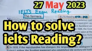 IELTS Reading tips| 2023ieltsexam FARMERS reading answers | how you can get 9 band in reading Tips