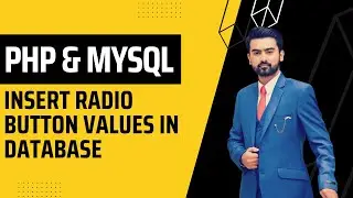 Insert Radio Button Value in PHP & Mysql in Urdu / Hindi