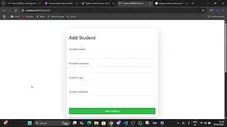 Django CRUD app