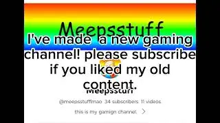 new channel again