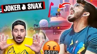 When Joker Try To Help Snax Rank Push😭 *Funny BGMI Highlight*🤣