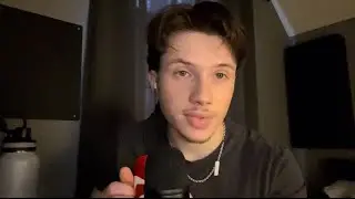 ASMR tapping on objects, rambling, setting and breaking the pattern
