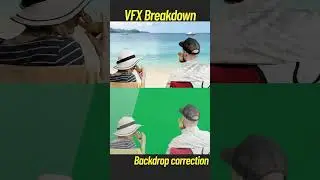Quick & fun Green Screen compositing breakdown. #Shorts