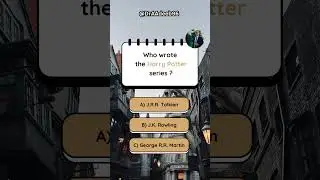 Who wrote the Harry Potter series ?