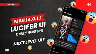 Miui 14 (Lucifer Edition) For Redmi K20 Pro/Mi 9T Pro | Next Level Ui ?