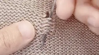 How to perfectly repair holes in knitted sweaters at home without leaving any traces