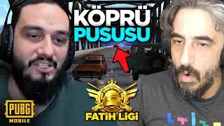 FATİH LİGİNDE TARTIŞMALI KÖPRÜ PUSUSU ! GELİR Mİ ? GELMEZ Mİ ? w/ Kozmik Karınca - PUBG Mobile