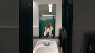 Mentally prepping myself before facing human beings