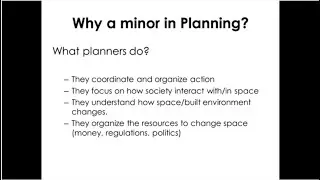 Minor Urban Planning