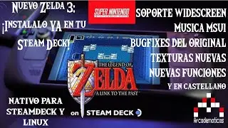 ⚔️ ¡¡Descubre Zelda: A Link to the Past como Nunca Antes en tu Steam Deck! 🎮