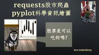 python requests股市爬蟲與pyplot數據視覺化操作
