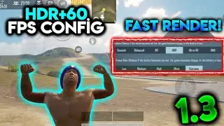 PUBG MOBİLE FAST RENDER+90 FPS CONFİG!
