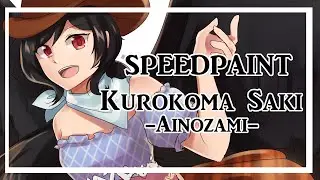 [Ainozami] Kurokoma Saki [Speedpaint/Timelapse]