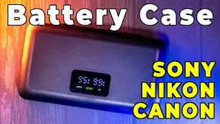 BEST Battery Case Charger for NIKON, CANON, SONY